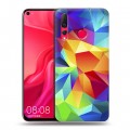 Дизайнерский пластиковый чехол для Huawei Nova 4 Геометрия радости