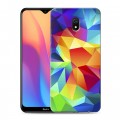 Дизайнерский силиконовый с усиленными углами чехол для Xiaomi RedMi 8A Геометрия радости