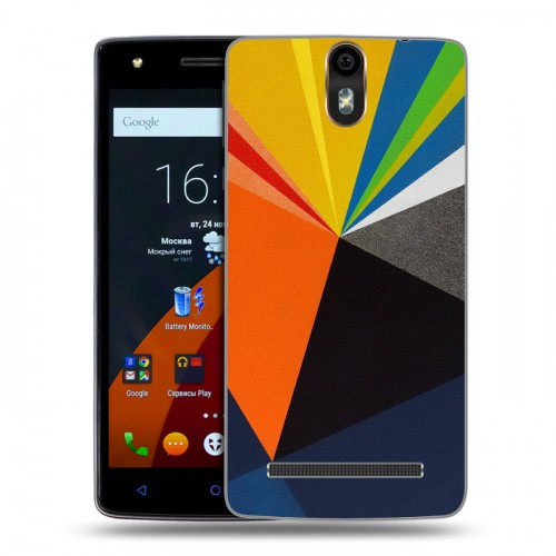 Дизайнерский силиконовый чехол для Wileyfox Storm Геометрия радости