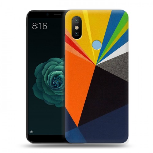 Дизайнерский силиконовый чехол для Xiaomi Mi A2 Геометрия радости