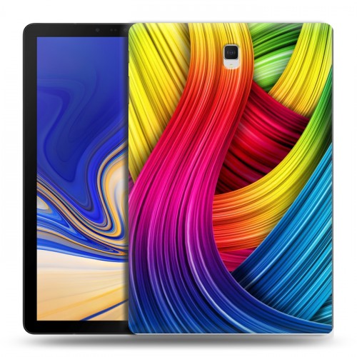 Дизайнерский силиконовый чехол для Samsung Galaxy Tab S4 Геометрия радости
