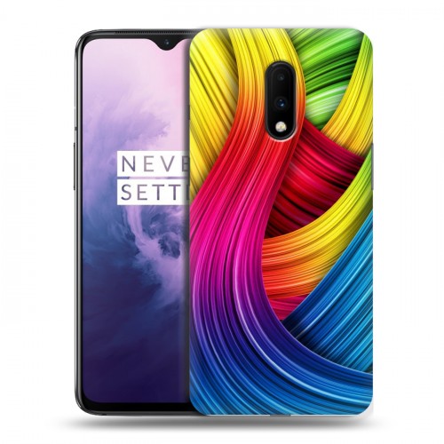 Дизайнерский пластиковый чехол для OnePlus 7 Геометрия радости