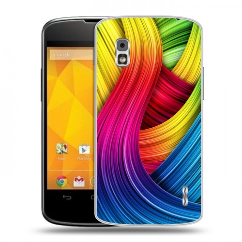 Дизайнерский пластиковый чехол для LG Google Nexus 4 Геометрия радости