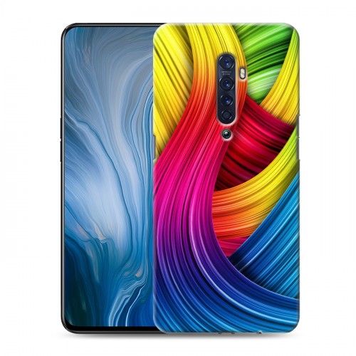 Дизайнерский пластиковый чехол для OPPO Reno2 Z Геометрия радости