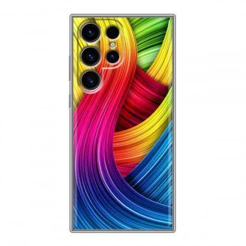 Дизайнерский пластиковый чехол для Samsung Galaxy S24 Ultra Геометрия радости