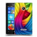 Дизайнерский пластиковый чехол для Microsoft Lumia 435 Геометрия радости