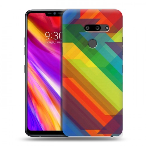 Дизайнерский пластиковый чехол для LG G8 ThinQ Геометрия радости