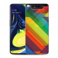 Дизайнерский пластиковый чехол для Samsung Galaxy A80 Геометрия радости