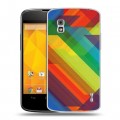 Дизайнерский пластиковый чехол для LG Google Nexus 4 Геометрия радости