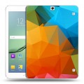 Дизайнерский силиконовый чехол для Samsung Galaxy Tab S2 9.7 Геометрия радости