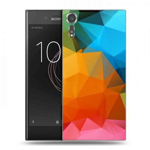 Дизайнерский пластиковый чехол для Sony Xperia XZs Геометрия радости