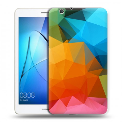 Дизайнерский силиконовый чехол для Huawei MediaPad T3 7 3G Геометрия радости