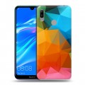 Дизайнерский пластиковый чехол для Huawei Y6 (2019) Геометрия радости