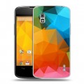 Дизайнерский пластиковый чехол для LG Google Nexus 4 Геометрия радости