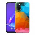 Дизайнерский пластиковый чехол для OPPO A52 Геометрия радости