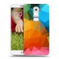 Дизайнерский пластиковый чехол для LG Optimus G2 mini Геометрия радости