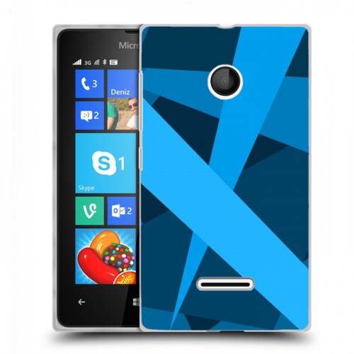 Дизайнерский пластиковый чехол для Microsoft Lumia 435 Геометрия радости