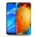 Дизайнерский пластиковый чехол для Huawei Y6 (2019) Геометрия радости