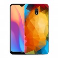 Дизайнерский силиконовый с усиленными углами чехол для Xiaomi RedMi 8A Геометрия радости