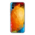 Дизайнерский силиконовый с усиленными углами чехол для Xiaomi RedMi 9A Геометрия радости