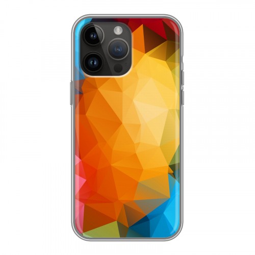 Дизайнерский силиконовый чехол для Iphone 14 Pro Max Геометрия радости