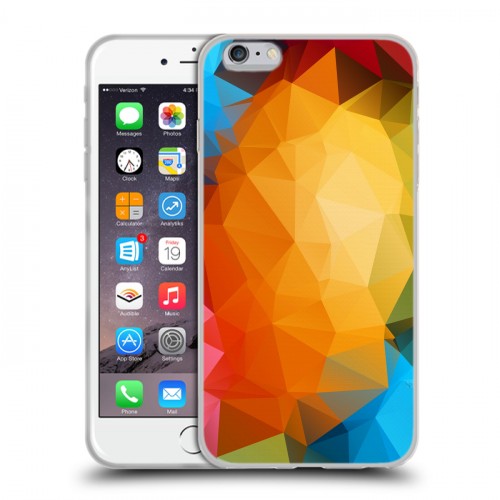 Дизайнерский силиконовый чехол для Iphone 6 Plus/6s Plus Геометрия радости