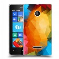 Дизайнерский пластиковый чехол для Microsoft Lumia 435 Геометрия радости