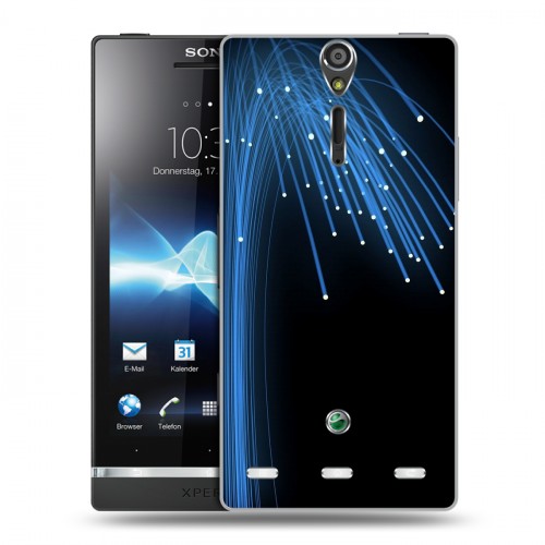 Дизайнерский пластиковый чехол для Sony Xperia S Энергия красоты