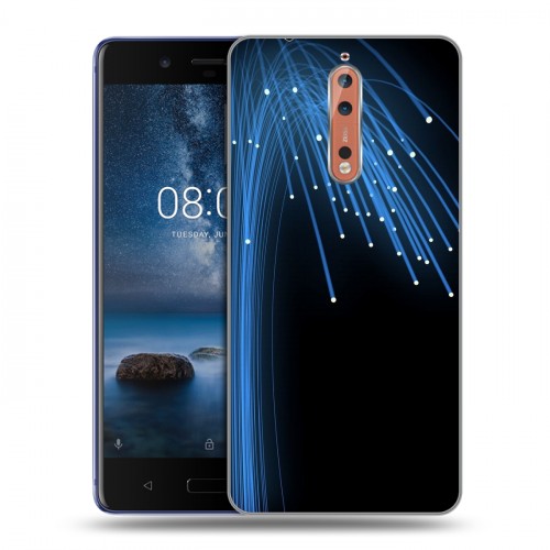 Дизайнерский пластиковый чехол для Nokia 8 Энергия красоты