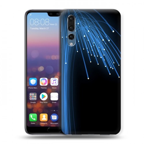 Дизайнерский силиконовый с усиленными углами чехол для Huawei P20 Pro Энергия красоты