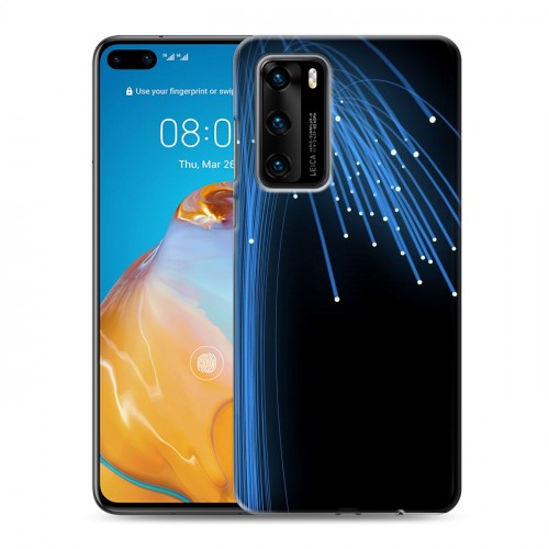 Дизайнерский пластиковый чехол для Huawei P40 Энергия красоты