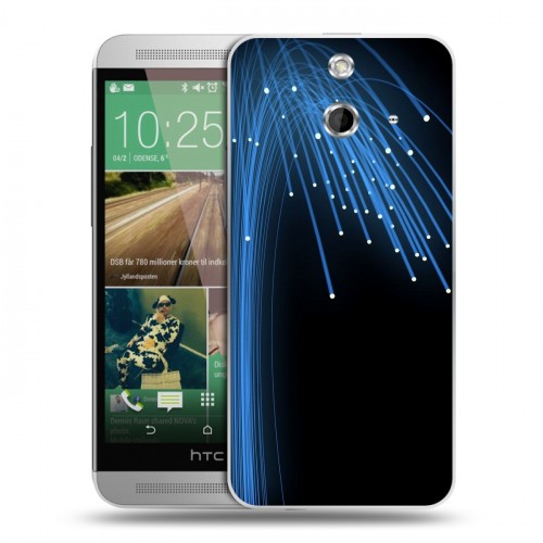 Дизайнерский пластиковый чехол для HTC One E8 Энергия красоты