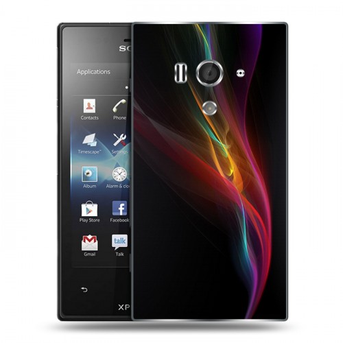 Дизайнерский пластиковый чехол для Sony Xperia acro S Энергия красоты