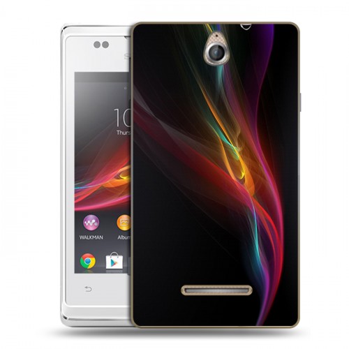 Дизайнерский пластиковый чехол для Sony Xperia E Энергия красоты