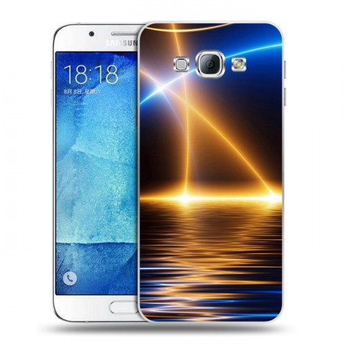 Дизайнерский пластиковый чехол для Samsung Galaxy A8 Энергия красоты