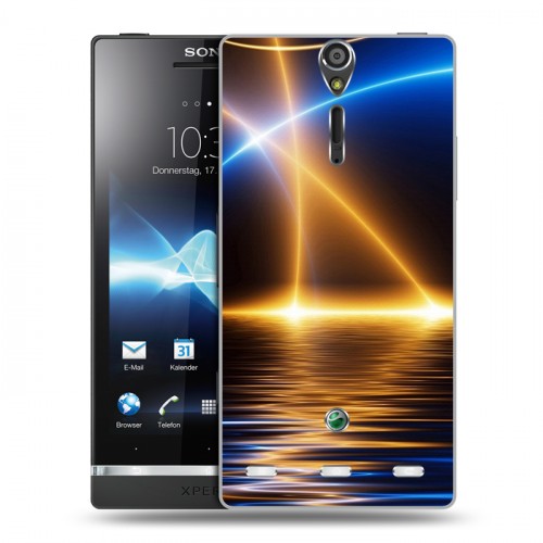 Дизайнерский пластиковый чехол для Sony Xperia S Энергия красоты