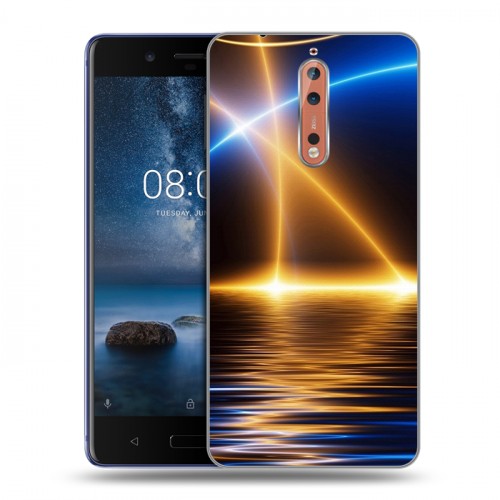 Дизайнерский пластиковый чехол для Nokia 8 Энергия красоты