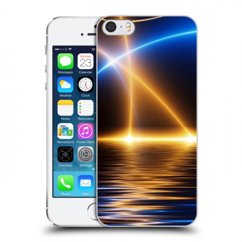 Дизайнерский пластиковый чехол для Iphone 5s Энергия красоты