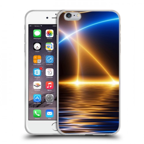 Дизайнерский силиконовый чехол для Iphone 6 Plus/6s Plus Энергия красоты
