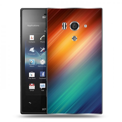 Дизайнерский пластиковый чехол для Sony Xperia acro S Энергия красоты