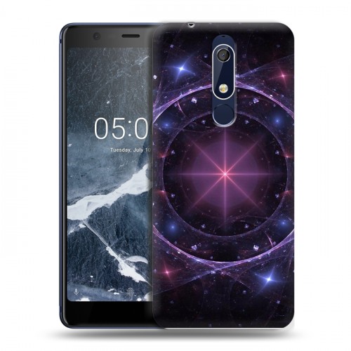 Дизайнерский пластиковый чехол для Nokia 5.1 Энергия красоты