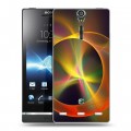 Дизайнерский пластиковый чехол для Sony Xperia S Энергия красоты