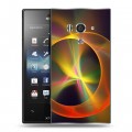 Дизайнерский пластиковый чехол для Sony Xperia acro S Энергия красоты