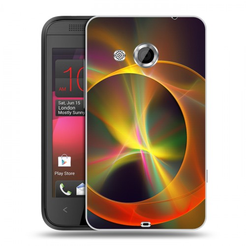 Дизайнерский пластиковый чехол для HTC Desire 200 Энергия красоты