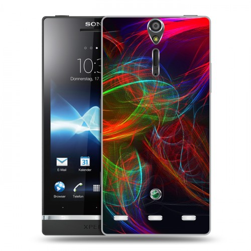 Дизайнерский пластиковый чехол для Sony Xperia S Энергия красоты