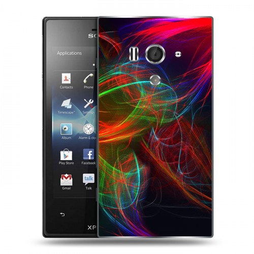 Дизайнерский пластиковый чехол для Sony Xperia acro S Энергия красоты