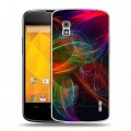 Дизайнерский пластиковый чехол для LG Google Nexus 4 Энергия красоты