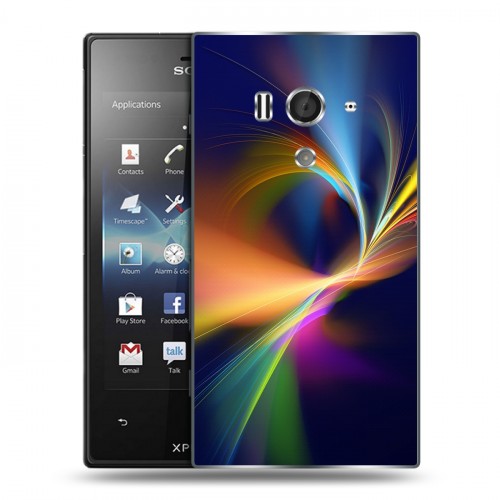 Дизайнерский пластиковый чехол для Sony Xperia acro S Энергия красоты