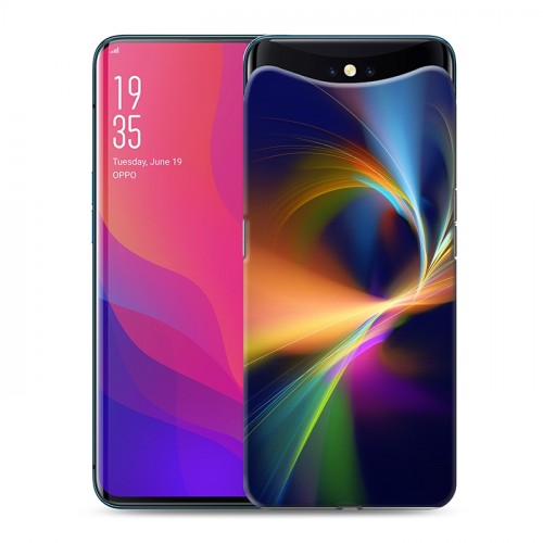 Дизайнерский силиконовый чехол для OPPO Find X Энергия красоты