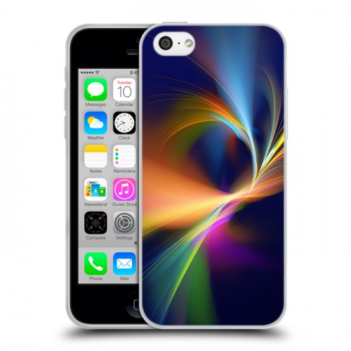 Дизайнерский пластиковый чехол для Iphone 5c Энергия красоты